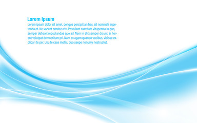 hi tech blue wave design background