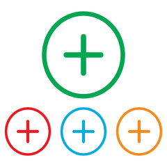 Positive symbol plus sign