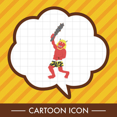 bizarre monster theme elements