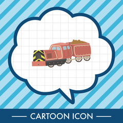 transportation train theme elements vector,eps