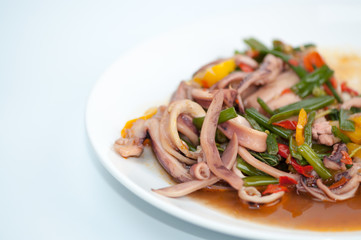 stir fried squid