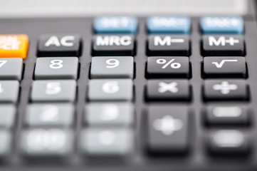 Fototapeta premium Calculator for accountant closeup