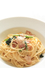 bacon and spinach pasta