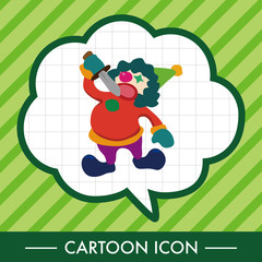 circus clown theme elements