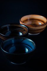 bowl with filter effect retro vintage style