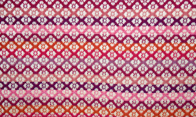Thailand Textiles - Ornament textures or diamond textures