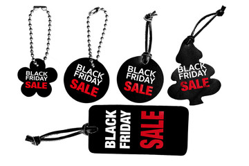 Black friday sale leather tag set