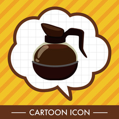 coffee kettle theme elements