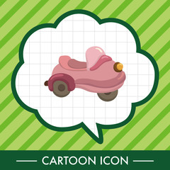 transportation car theme elements
