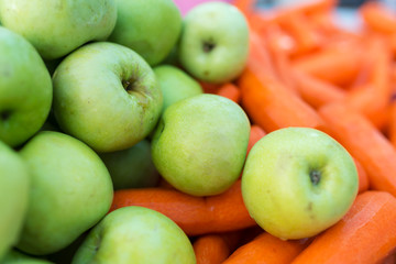 Fresh Carrot in market place