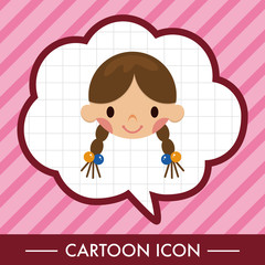 people character theme elements