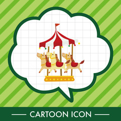 Amusement park facilities theme elements