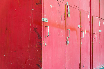 Dirty Locker in soft light