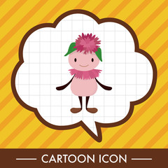 flower elf theme elements vector,eps