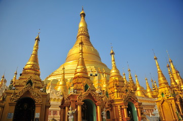 Shwedagon Pagoda in Yangon, Myanmar