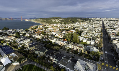 View from Above San Francisco's Lincoln Park
