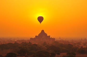 View Point of Old Pagodas in Bagan, Myanmar