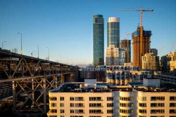 Aerial View of San Francisco's Rising Rincon Hill Neighborhood