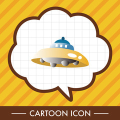 Space ufo theme elements