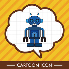 robot theme elements vector,eps