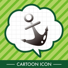 Pirate anchor theme elements