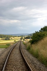 Obraz na płótnie Canvas railroad, rail
