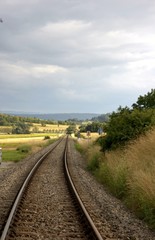 Obraz na płótnie Canvas railroad, rail