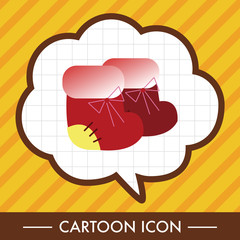 Baby supplies slippers theme elements