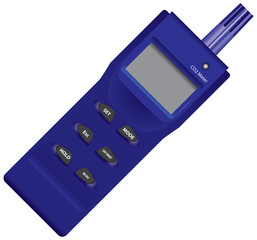 Obraz premium Industrial dioxide meter