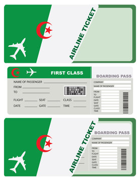 Plane ticket first class in Algeria