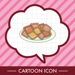 Italian food theme elements