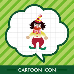 clowns theme elements vector,eps