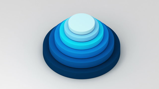 Six circle cylinder graph diagram for presentation templete(included alpha)