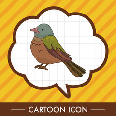 bird cartoon theme elements vector,eps