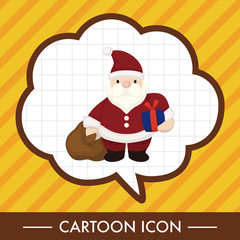 santa claus theme elements