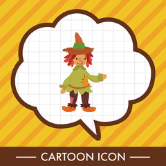 Scarecrow theme elements