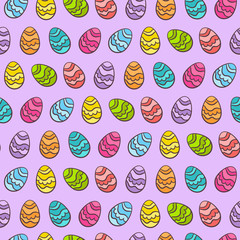 Easter seamless pattern