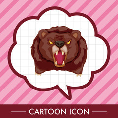 animal cartoon theme elements