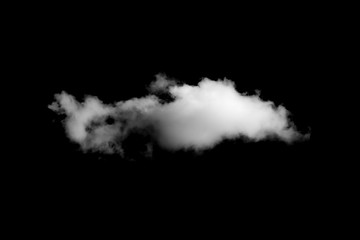 clouds on black background