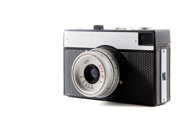 retro photo camera isolated on white background 13