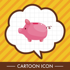 piggybank theme elements