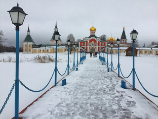 Valday-Iverskiy Monastery in winter