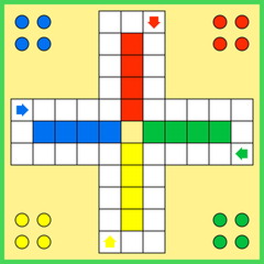 Ludo board game