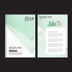 Business brochure flyer cover design layout template in A4 size, with Premier design template background, vector eps10.