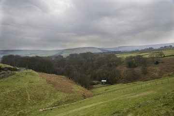 Fototapeta na wymiar Countryside of west yorkshire in spring