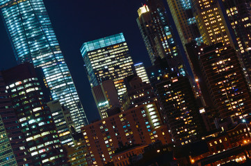 Fototapeta na wymiar Windows of Manhattan.