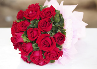 Red roses for Congratulations day
