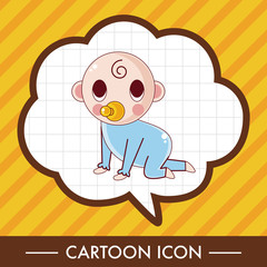 person character baby theme elements