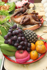 ancestor food offering