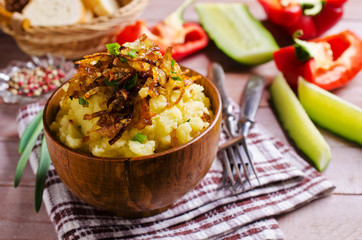 Homemade mashed potatoes